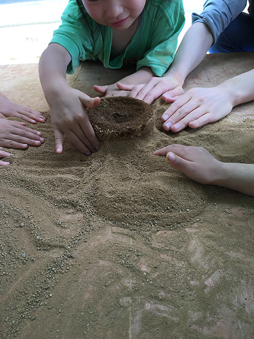 訪問「土の活動」
